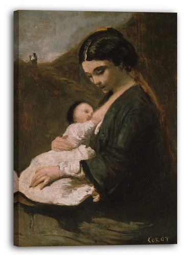 Tela cornice camille corot - tela/cornice,