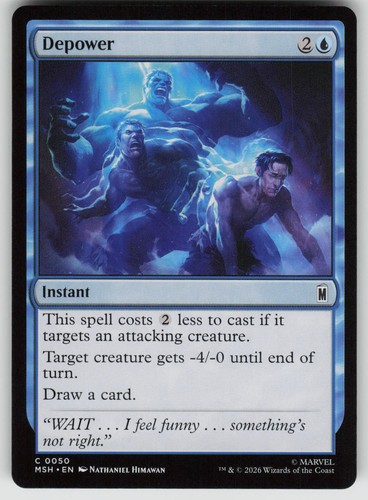 Depower common marvel super - common,