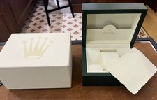 Scatola Rolex rif. 30.00.71, per Oyster Datejust 116200, sovrascatola e panno