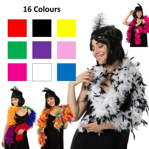 Costume boa piuma spessa - , abito