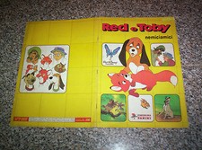 ALBUM figurine RED E TOBY PANINI 1981 COMPLETO OTTIMO NO CALCIATORI MANGA