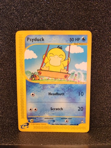 Carta pokémon tcg - carta, aquapolis