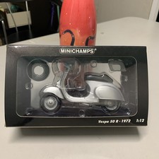 VESPA 50 R 1972 MINICHAMPS 1:12 Argento | NUOVO | 122 129600 Moto Modellismo