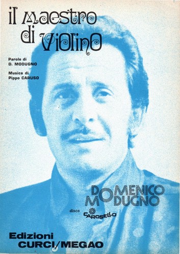 Spartito musicale modugno - d.,