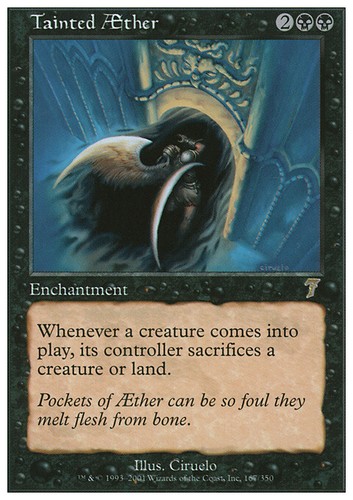 Mtg tainted aether - tainted, exc