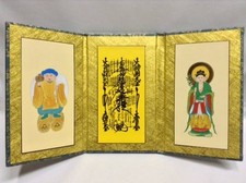 Statua buddista portatile tre