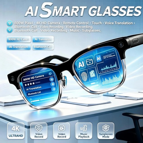 Smart glasses 800w pixel 4k - 800w,