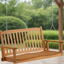 Panca a dondolo in legno