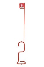 Piantana Porta Estintore  Universale Con Asta E Cartello