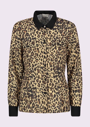 Gaudi camicia maculata beige - camicia,