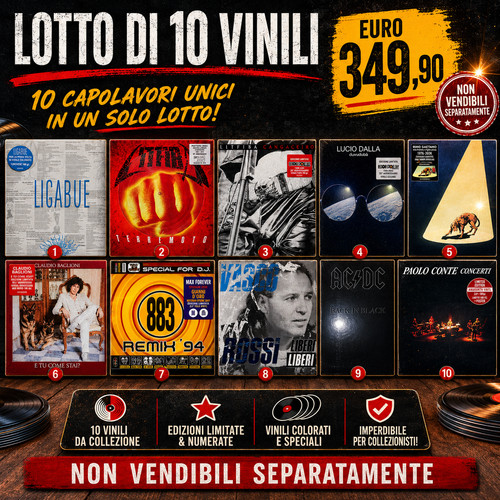 Lotto dieci vinili non - dieci,