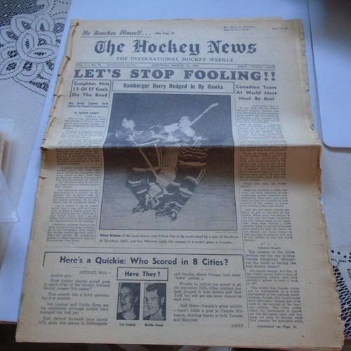 The hockey news march - the, 13