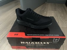 Scarpe da ginnastica JML Walkmaxx supporto postura miglioramento tonificazione nere taglia UK3,5