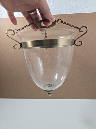 Bell jar lantern hand blown - bell,