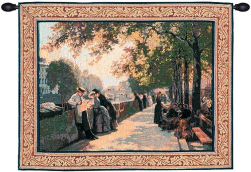 Arazzo francese riva del fiume