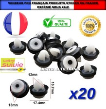 x20 Clips Fixation Garniture