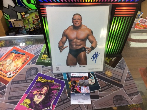 Brock lesnar foto firmata - foto, wwe