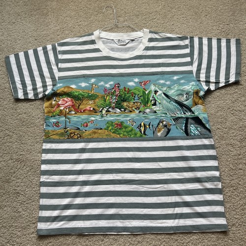 Shirt vintage save the world - t-shirt,