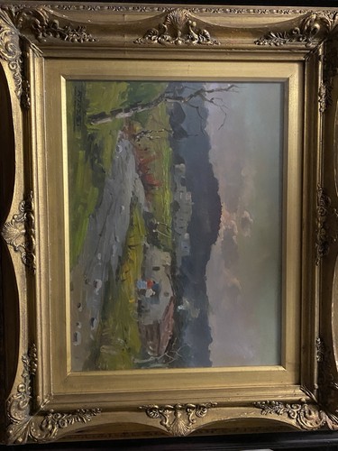Dipinto paesaggio autore - paesaggio, "