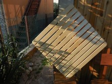 Pedana doccia in legno 70 x 70