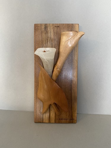 Quadretto scultura legno - scultura,