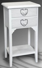 COMODINO h69*38*28cm CUORE