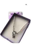Collana Perle Con Iniziale