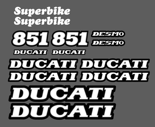 Kit adesivi ducati 851 - kit,