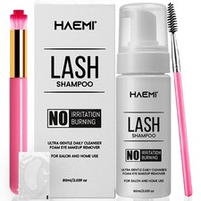 HAEMI Lash Extension Shampoo – Detergente delicato per trucco e rimozione olio