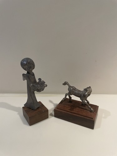 Piccole statuette peltro - piccole,