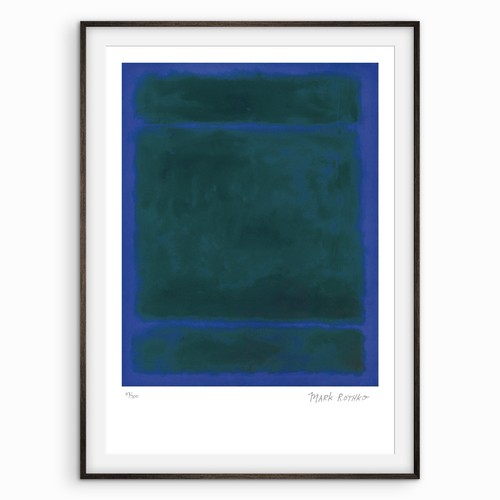 Firmato mark rothko blu - mark,