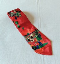 Cravatta Walt Disney Iside Mickey Mouse aviatore, vintage anni '90