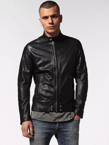 Giacca pelle diesel tod - giacca, l-tod
