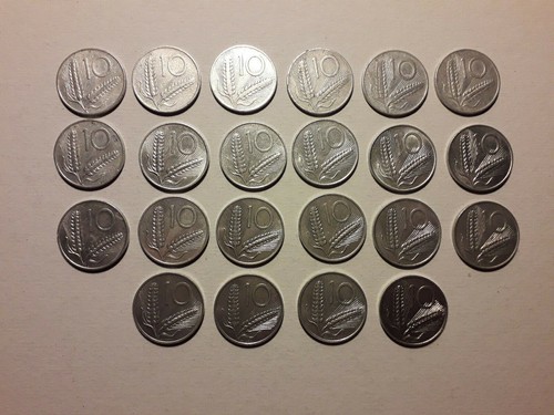 Lotto monete lire di - 10,