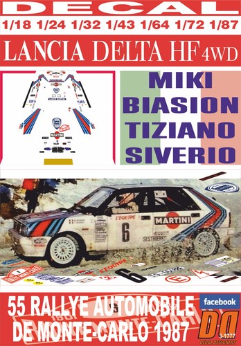 Decal lancia delta - lancia,