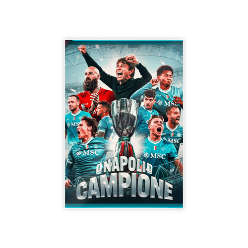 Napoli supercoppa poster - napoli,