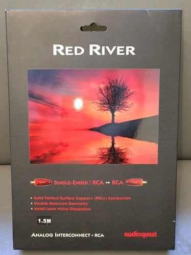 Audioquest red river rca - red,
