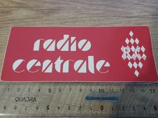 adesivo vintage radio centrale