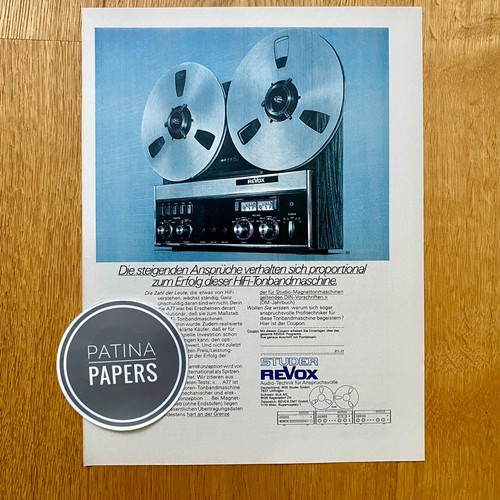 1973 studer revox a77 nastro - 1973,