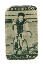 ciclismo  FIGURINA  CARTONATA   ZAINI   GIRARDENGO