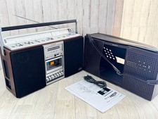 Sony CFS-V8 Radio Cassette Registratore Boombox con Custodia Originale Vintage Giappone