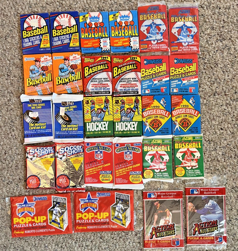 Lotto 28x topps fleer donruss - lotto,