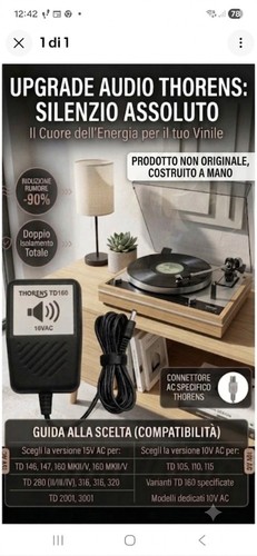 Alimentatore per thorens - alimentatore, td