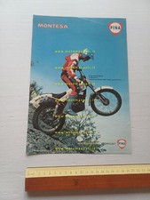 Montesa Fina Donchi Campione italiano Trial Junior 125 1982 depliant originale