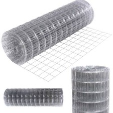 Rete per Recinzione Metallica Elettrosaldata 1 x 25 mt Maglia 50 x 75mm Zincata