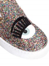 Sneakers basse Chiara Ferragni donna multicolore glitter arcobaleno flirting
