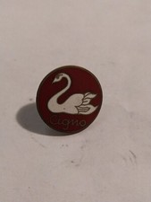 Distintivo smaltato cigno - distintivo,