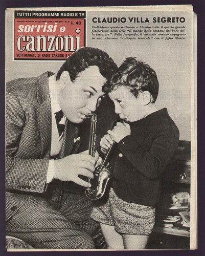 Sorrisi 1958 claudio villa - sorrisi,