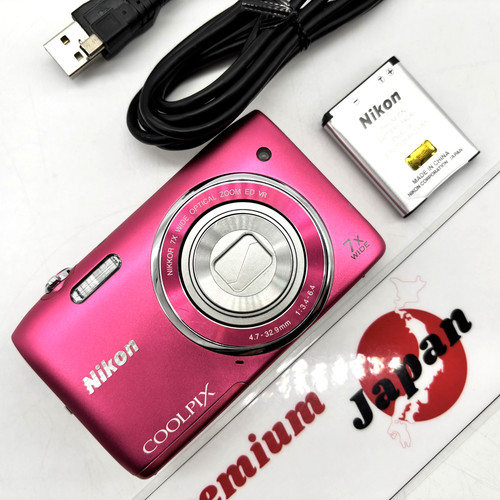 Nikon coolpix s3500 rosa - nikon,