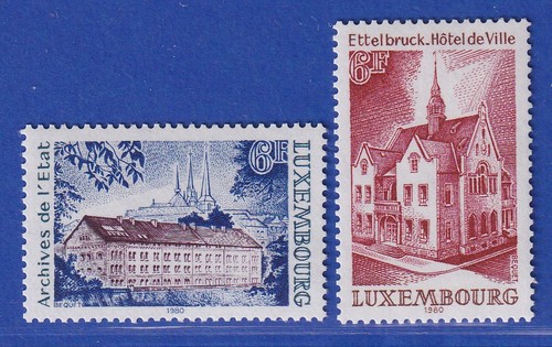 Lussemburgo 1980 bauwerke - lussemburgo,